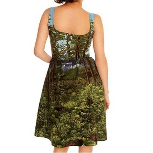 Folter Retrolicious Redwood Forest Dress Sz M - Picture 3 of 3